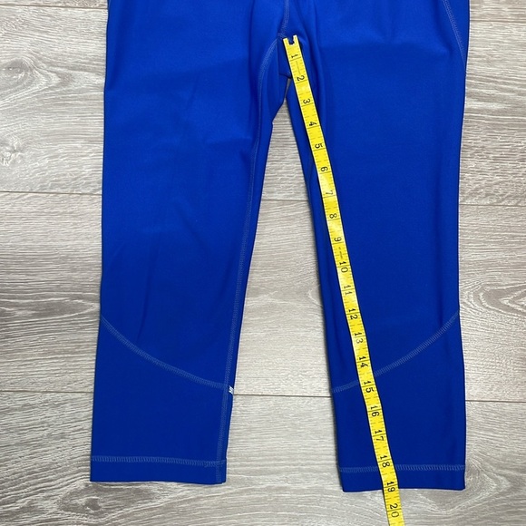 T By Talbots Tech  Stretch Crop Leggings Blue SP - Picture 10 of 16